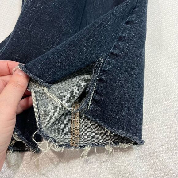 Lucky Brand Sweet Straight Dark Wash Raw Hem Jeans 2/26 - Picture 11 of 12